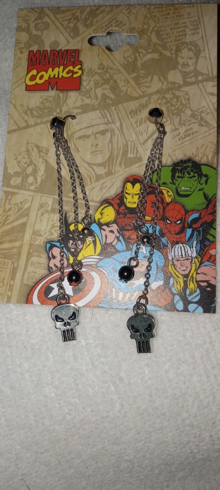 Marvel Punisher earring