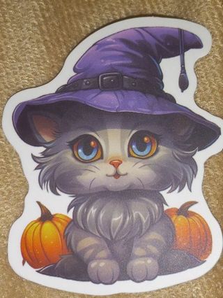 Cat Cute new nice vinyl sticker no refunds regular mail win 2 or more get bonus