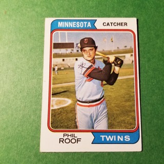 1974 - TOPPS BASEBALL CARD NO. 388 - PHIL ROOF - TWINS