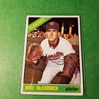 1966 - TOPPS BASEBALL CARD NO. 118 - MIKE McCORMICK- SENATORS