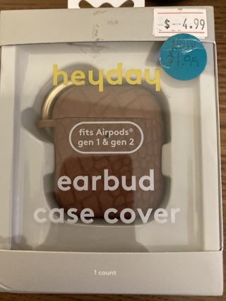 Tan Earbud Case Cover (BNIP)