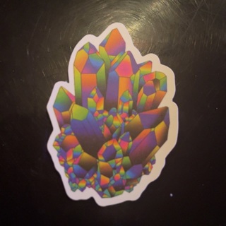 Crystal sticker