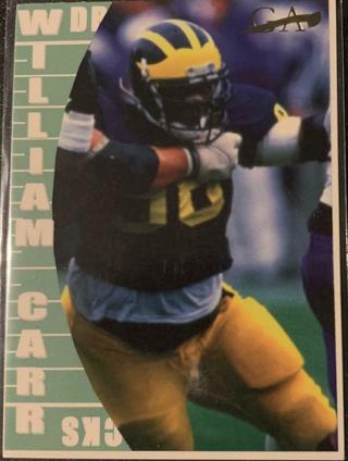 Tradingcard - 1997 Genuine Article - #B3 - William Carr - Michigan Wolverines