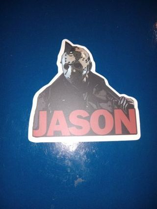 Jason Friday The 13th Horror Movie Reusable Waterproof Fade proof Sticker Decal