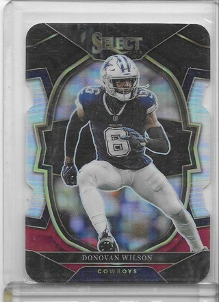 Donovan Wilson 2022 Select Prizm Red White & Blue Die Cut #86