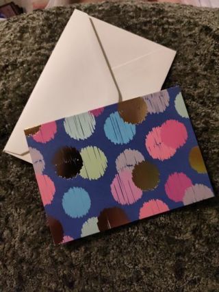 Blank Card and Envelope