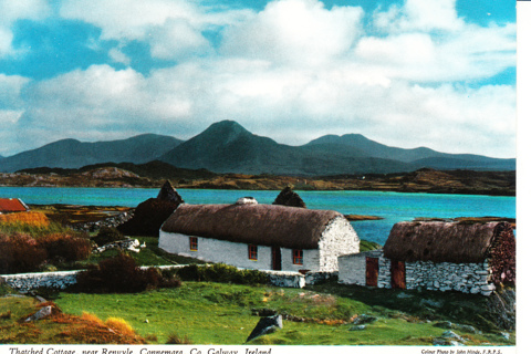 Vintage Postcard Connemara, Maam Valley, Ireland