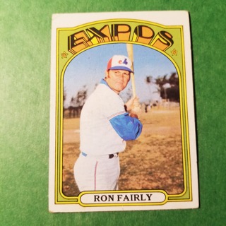 1972 - TOPPS BASEBALL CARD NO. 405 - RON FAIRLY - EXPOS