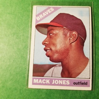 1966 - TOPPS BASEBALL CARD NO. 446 - MACK JONES - BRAVES