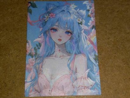 Anime one thin vinyl sticker no refunds regular mail only Very nice quality!