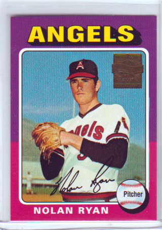 Nolan Ryan, 1975 Topps Card #500, California Angels, HOFr, (L4