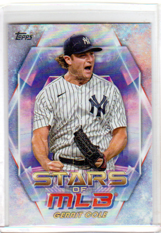 Gerrit Cole, 2023 Topps Stars of the MLB Baseball Card SMLB-30, New York Yankees, (L4