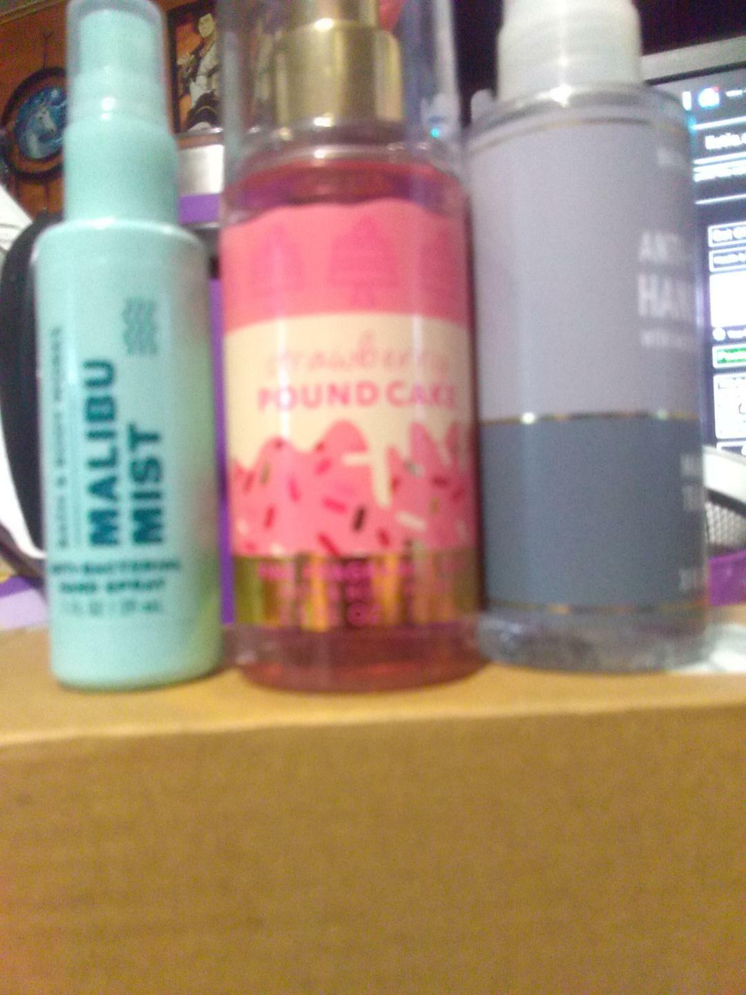 Free: Set Of 3 Bath And Body Products