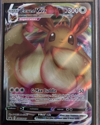 Eevee VMAX Pokémon card