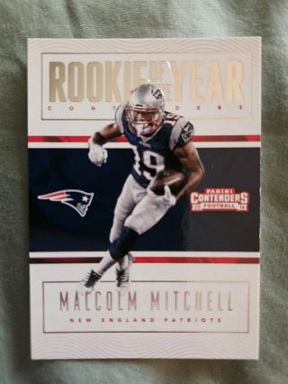 2016 Panini Contenders Rookie of the Year Contenders Malcolm Mitchell