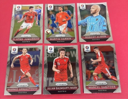 2016 Panini Prizm euro soccer lot