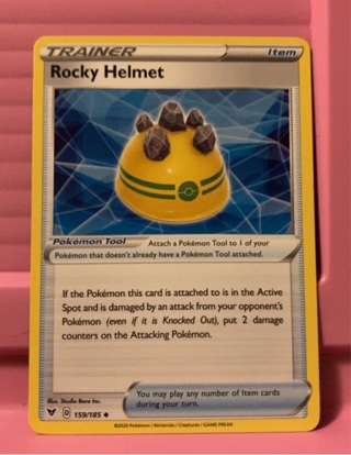 Trainer Rocky Helmet Pokemon Card