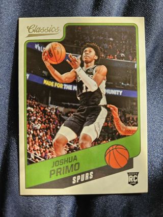 2021-22 Panini Chronicles Classics Rookie Joshua Primo