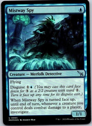 Magic the Gathering Foil Mistway Spy Murders at Karlov Manor MTG 