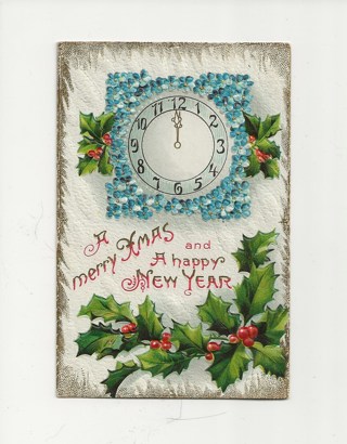 1910 Postcard Embossed Holiday