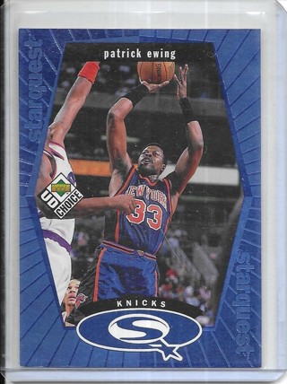 Patrick Ewing 1998-99 UD Choice Starquest Blue #SQ18