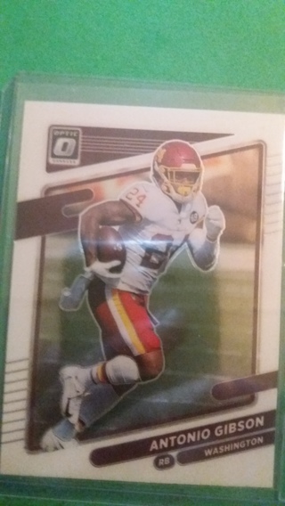 antonio gibson football card free shipping