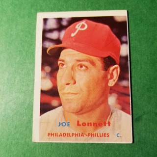 1957 - TOPPS BASEBALL CARD NO. 241 - JOE LONNETT - PHILLIES