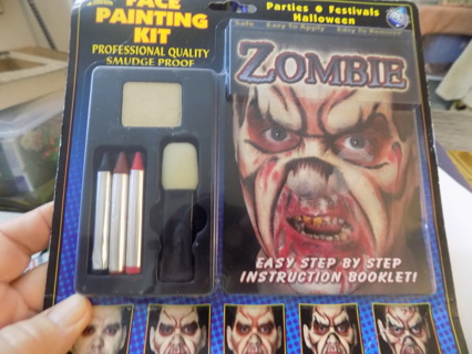 Zombie face painting kit Professional quality smudge proof