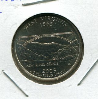 2005 D West Virginia Quarter-B.U.