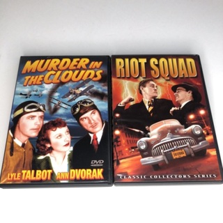 Lot of 2 DVD movies Riot Squad & Murder in the Clouds