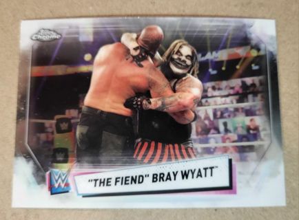 2021 WWE Topps Chrome "THE FIEND" Bray Wyatt Card