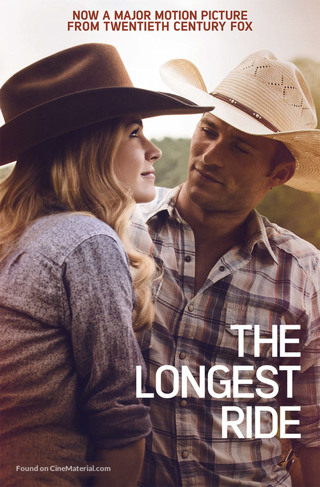 "The Longest Ride" HD "Vudu or Movies Anywhere" Digital Code