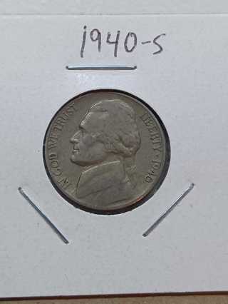 1940-S Jefferson Nickel! 25