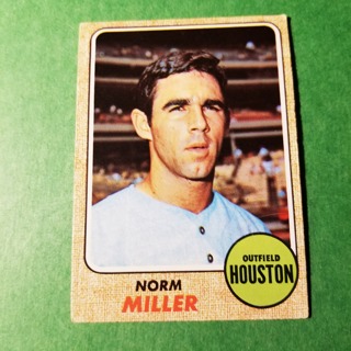 1968 - TOPPS BASEBALL CARD NO. 161 - NORM MILLER - HOUSTON