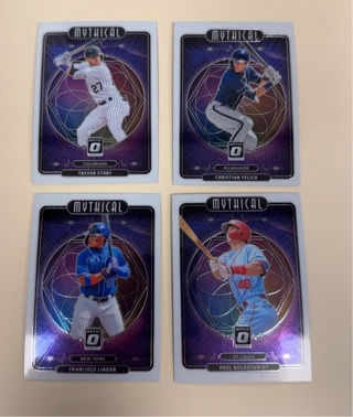 2021 Donruss Optic Mythical baseball lot