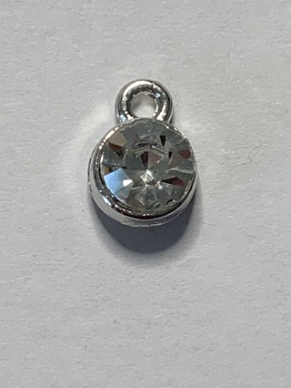 ♦♦BIRTHSTONE CHARMS~#3~APRIL~FREE SHIPPING♦♦