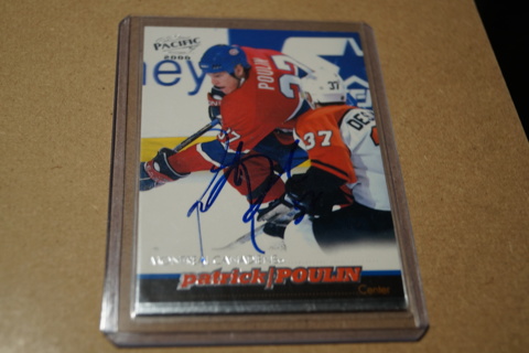 Autographed Hockey Card