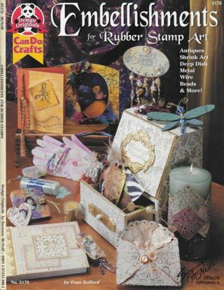 4 New CRAFT BOOKS Making Jewelry & Other Items From Plastic + Rubber Stamp Art