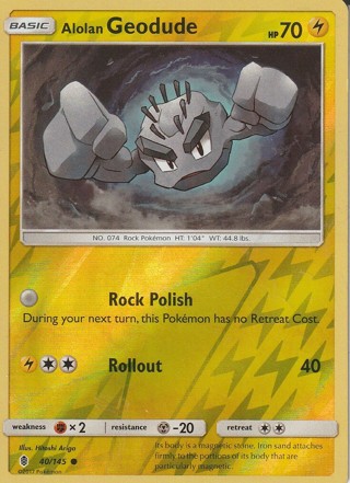 Pokemon Card: Alolan Geodude