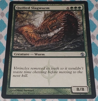 MTG ✨ Quilled Slagwurm - (U) 89/155 Mirrodin Besieged (MBS) ✨ Magic the Gathering (2011)