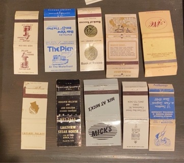 VINTAGE MATCHBOOK COVERS