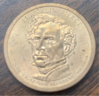 Franklin Pierce dollar 