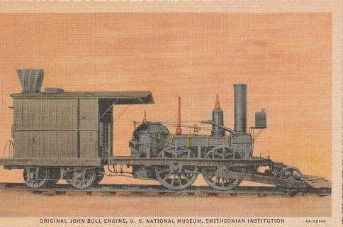 Vintage Unused Postcard: s: John Bull Engine, Smithsonian, Washington DC