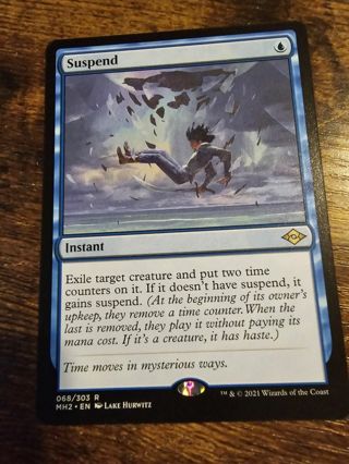 Magic the gathering mtg Suspend rare card Modern Horizons 2