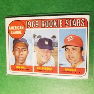 1969 Topps Vintage Baseball Card # 658 - 1969  A. L. ROOKIE STARS - EXMT/NRMT