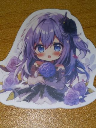 Anime Cute 1 nice vinyl sticker no refunds regular mail only Very nice quality!