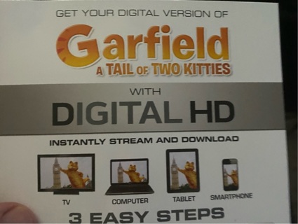 Garfield 2 HD Code