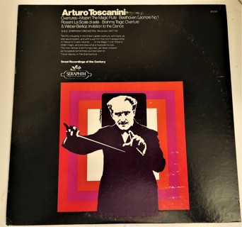 Arturo Toscanini OVERTURES - Seraphim Capital Records LP #60150