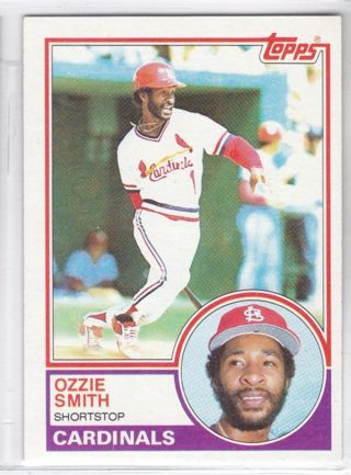 Ozzie Smith 1983 Topps St. Louis Cardinals