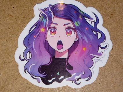 Anime one nice vinyl sticker no refunds regular mail only Very nice quality!